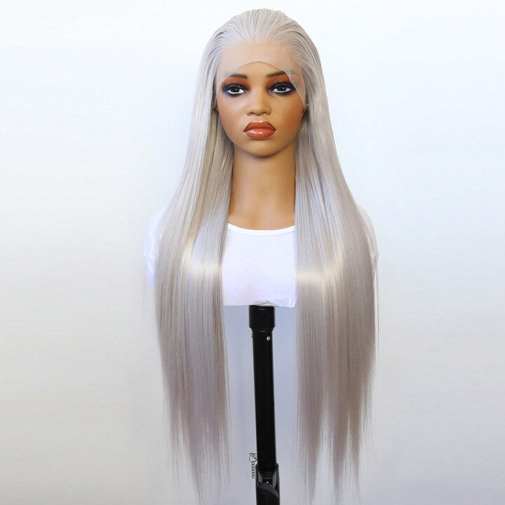 Medium gray 13*4 lacefront wig 26"