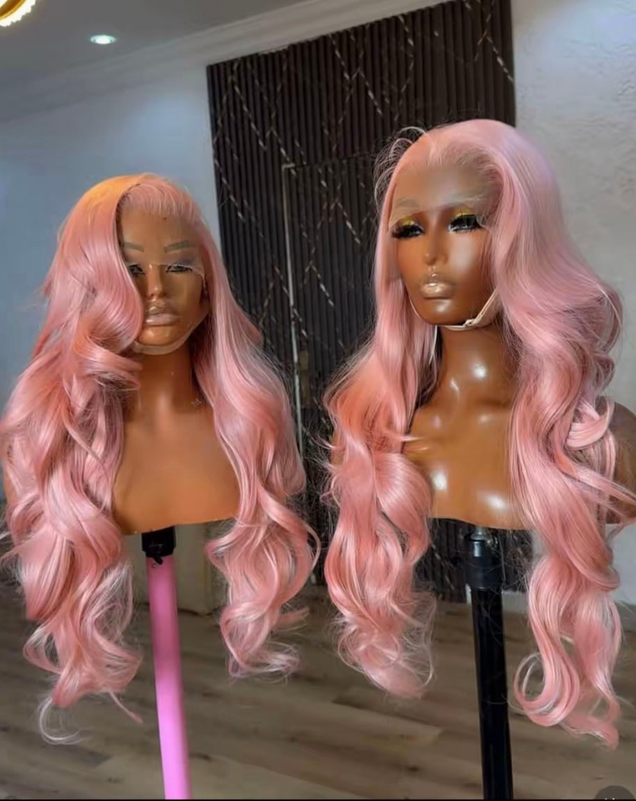 HD FRONTAL PINK BODYWAVE