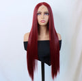 Bone straight ruby red