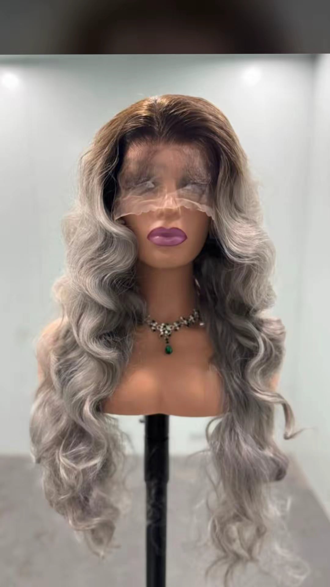 Ombré Gray HD FRONTAL